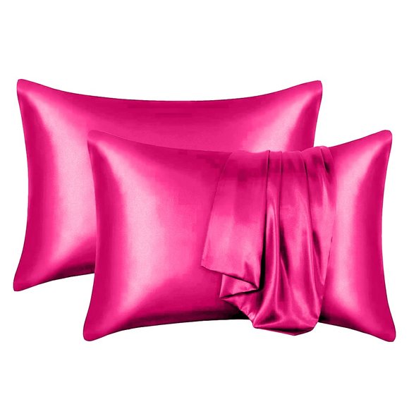 Oussum Silk Soft and Comfortable Pillow Case Cover for Hair and Skin Set of 2 - Picture 6 of 11